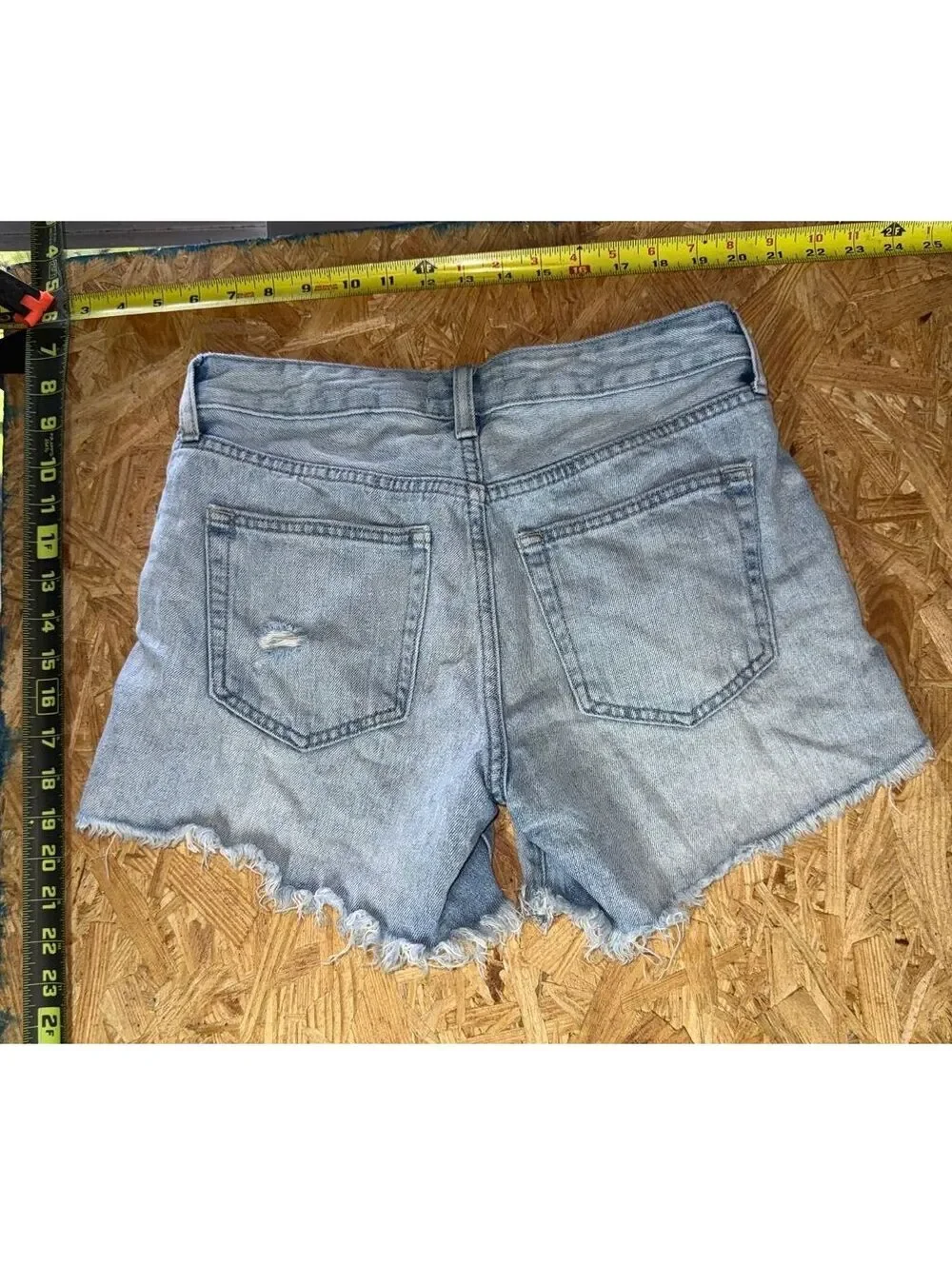 JBD Just Black Denim Distressed Light Wash Denim Shorts XS